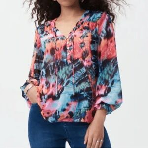 Joseph Ribkoff printed blouse, size 8